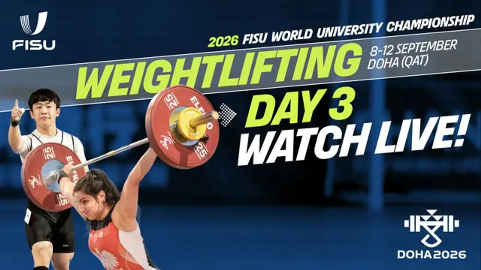 ウエイトトレーニング SBD World university cup 2025 ウエイトトレーニング SBD World university cup 2025 2026 FISU World